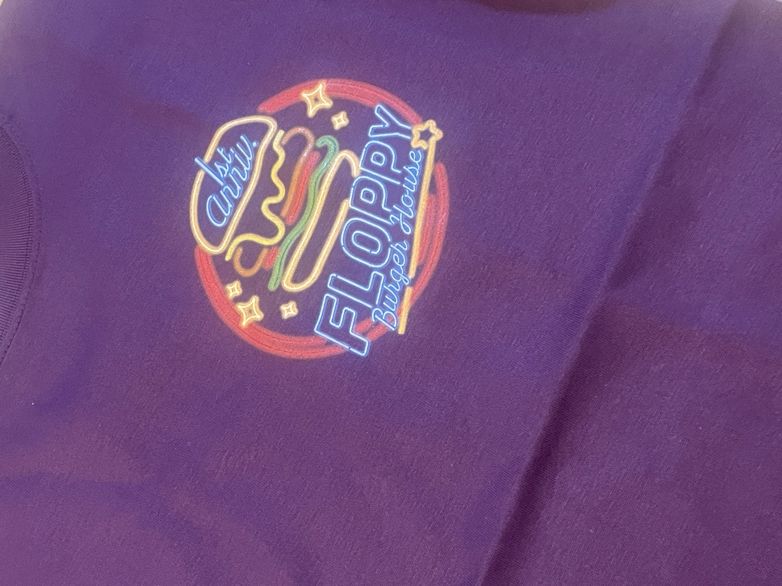 FLOPPY Burger House 1st Anniversaryステッカーの撮影写真