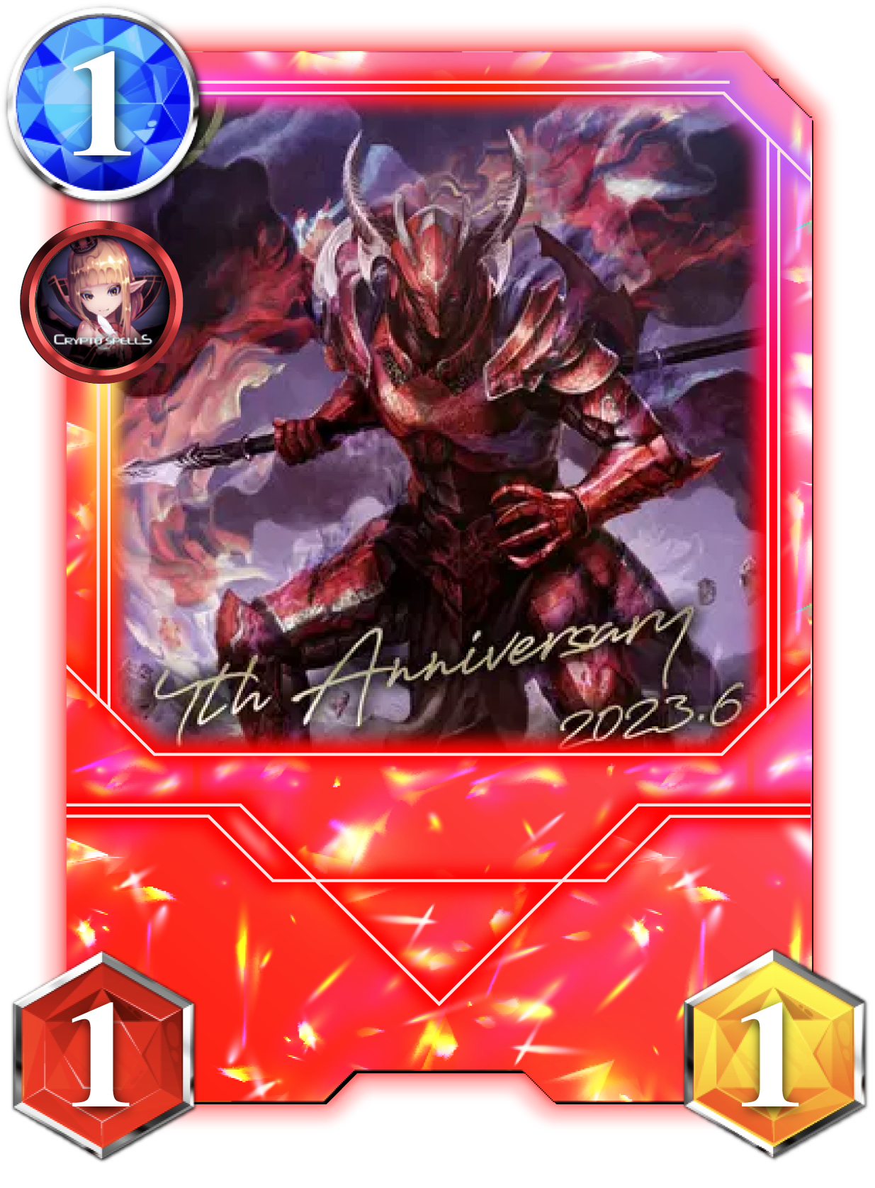 NFTWars Card — Oni Warrior