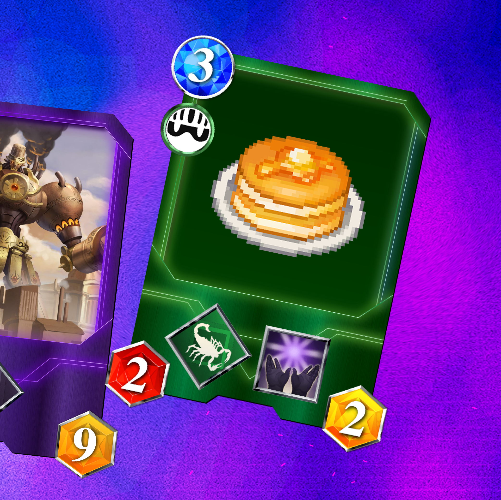NFTWars Card — Pancake / Green