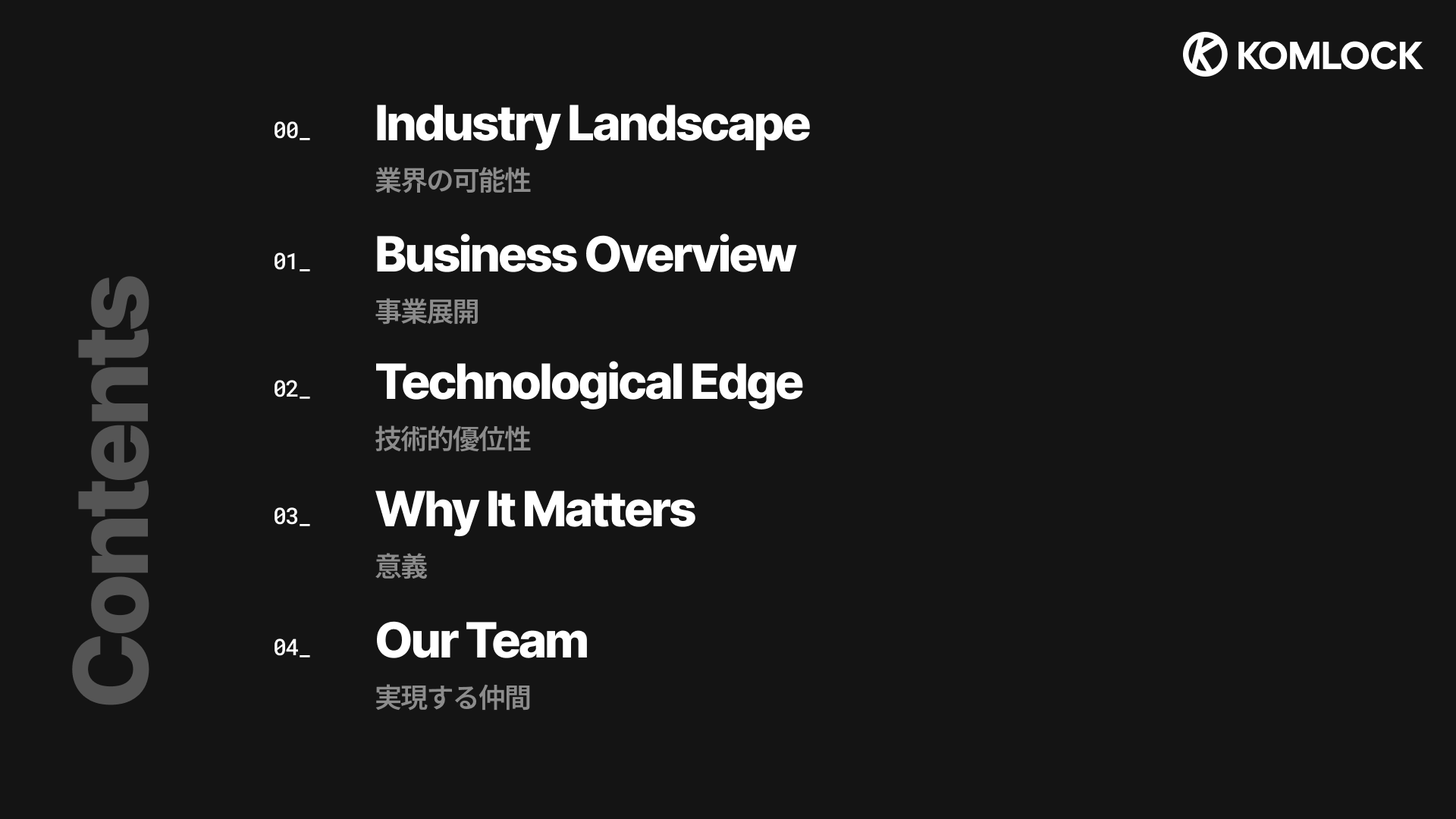 Komlock lab company deck page 2